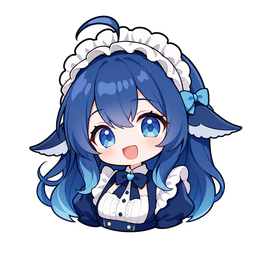 蓝色大肥鱼：DeepSeek娘表情包与 AI 娘二创档案